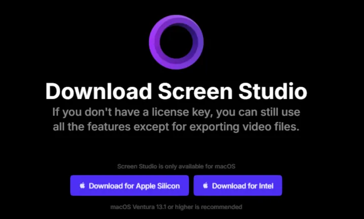 Download Screen Studio