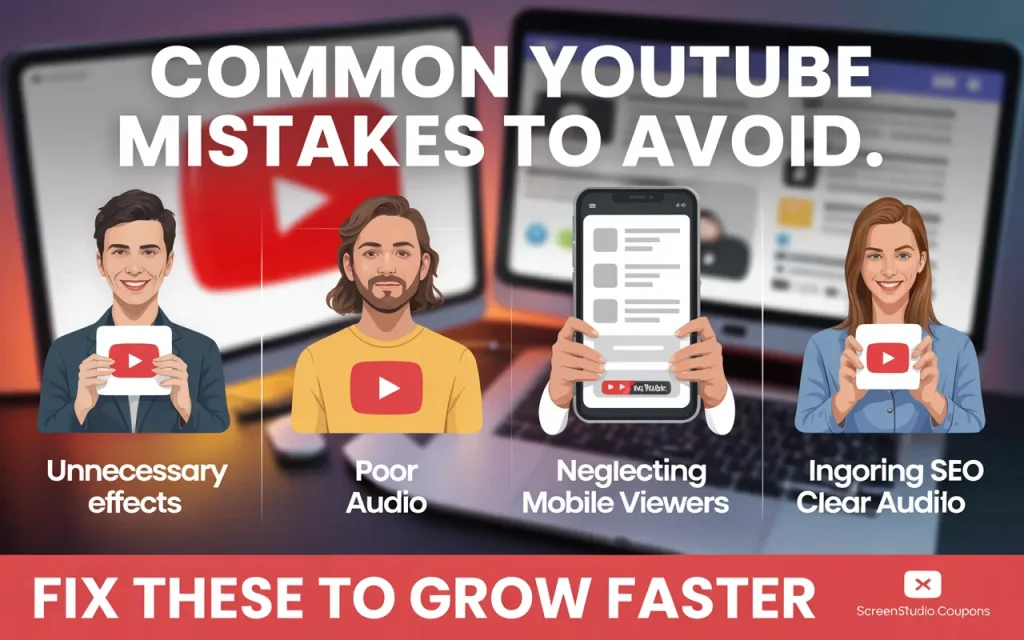 common YouTube mistakes