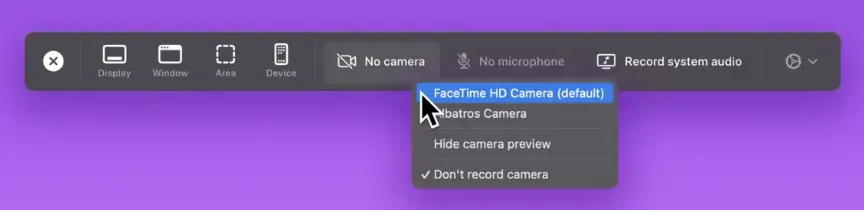 Screen Studio Professional Webcam Overlays